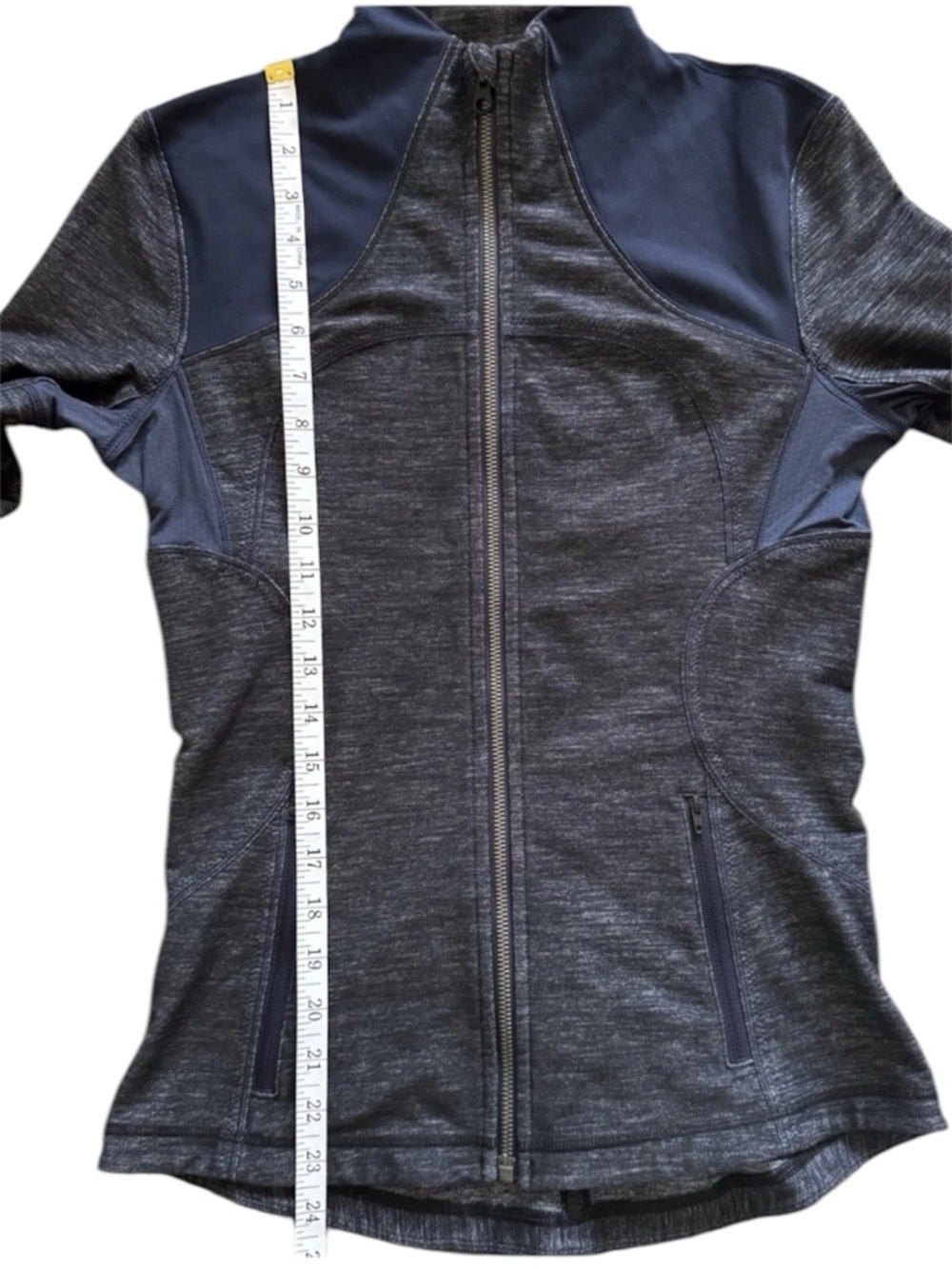 Lululemon Forme Jacket Slub Denim Inkwell Blue – Size 6 - Picture 9 of 10